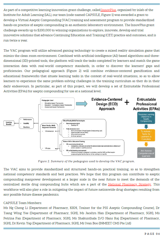 Pharmaceutical Society of Singapore E-Bulletin, August 2022 Issue, Page 6