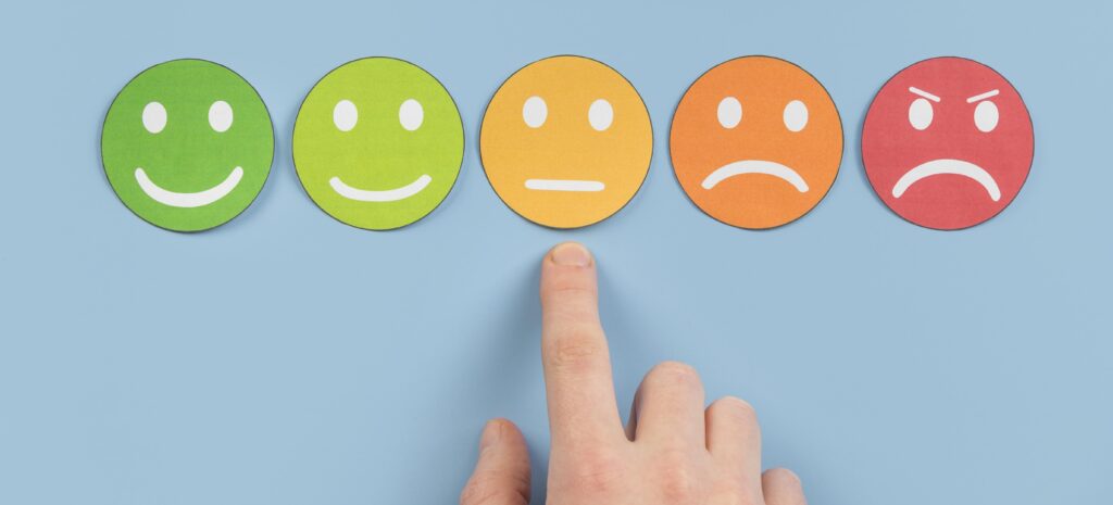 Smiley face scale