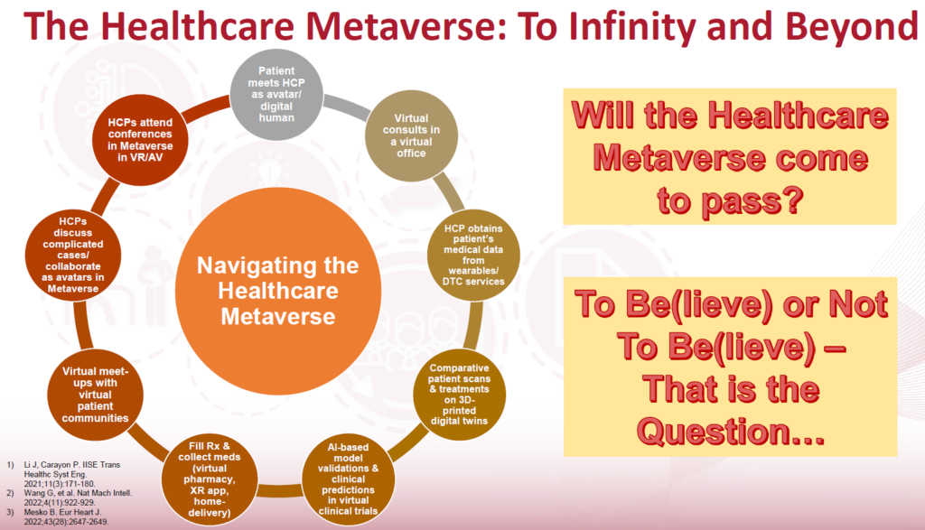 The Healthcare Metaverse-To Infinity and Beyond