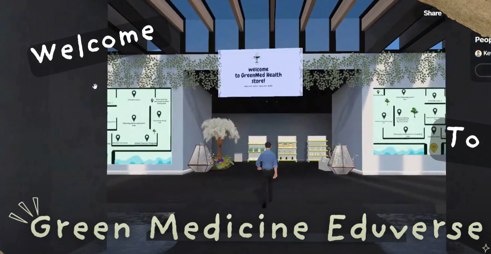 Entrance to the Green Med Eduverse (World 1)