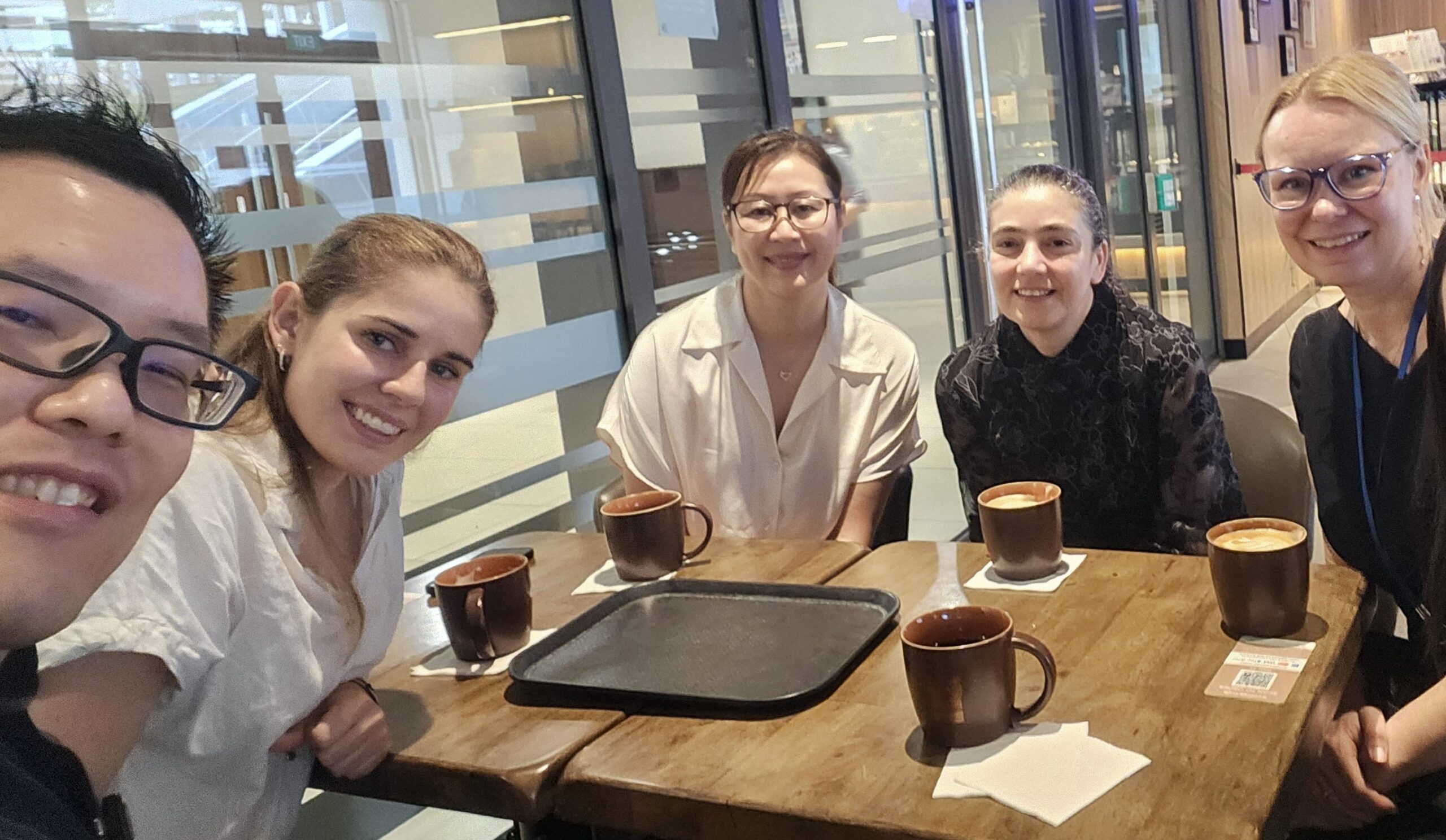 Kevin with OsloMet delegates