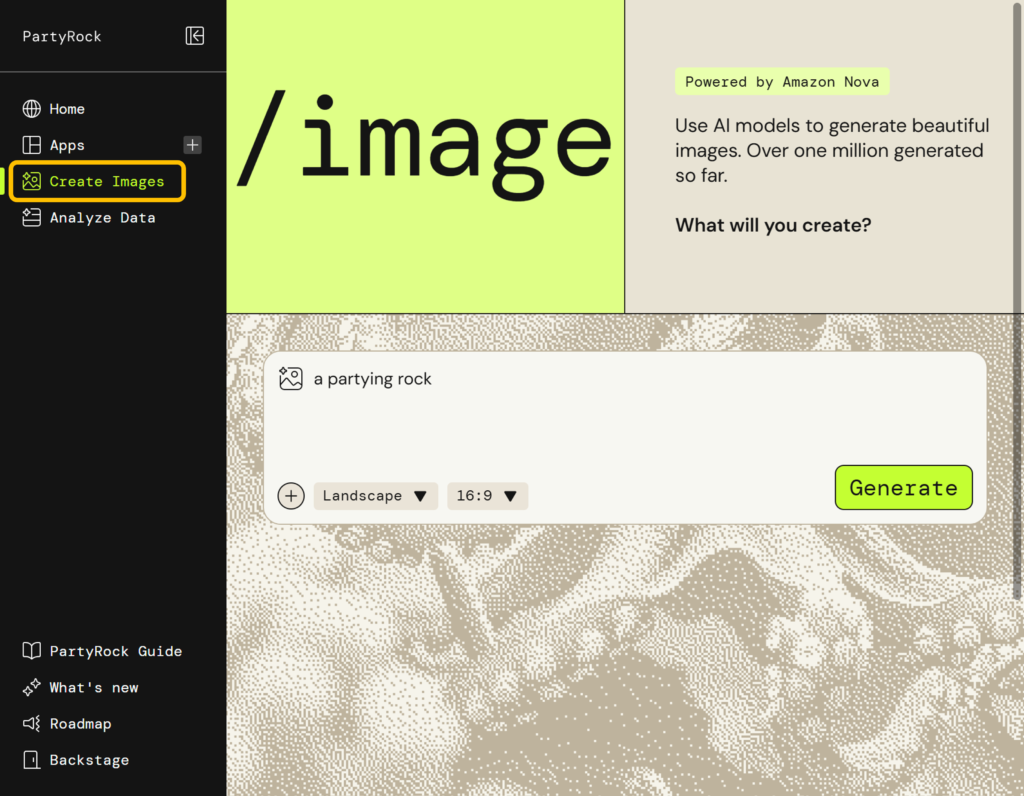 AWS-PartyRock-Image-Creator